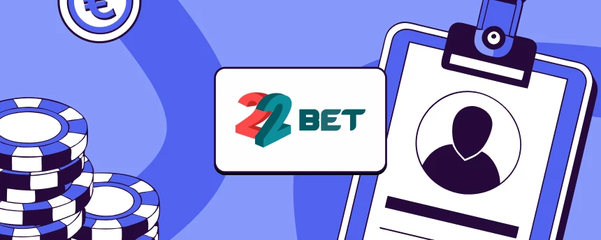 Registrierung im 22Bet Casino