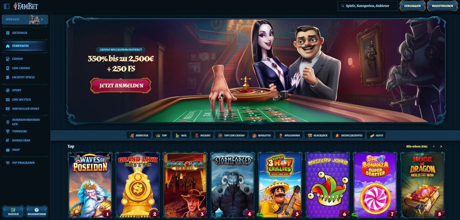 Fambet Startseite Fambet Casino Startseite